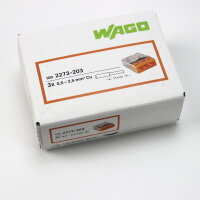 WAGO Verbindungsdosenklemme 2273-203 3x0,5-2,5mm²...