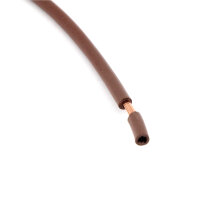 Aderleitung H07V-K 6,0mm² braun Meterware