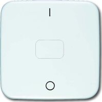 Busch-Jaeger Wippe mit neutralem Symbol und Aufdruck...