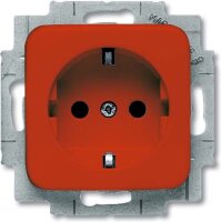 Busch-Jaeger Steckdosen-Einsatz Safety+ rot 20 EUCKS-217-101